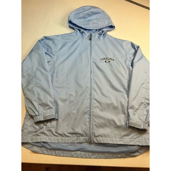 Vintage UNC Carolina Hooded Light Jacket Windbreaker Size XL Vantage Brand - Picture 1 of 8